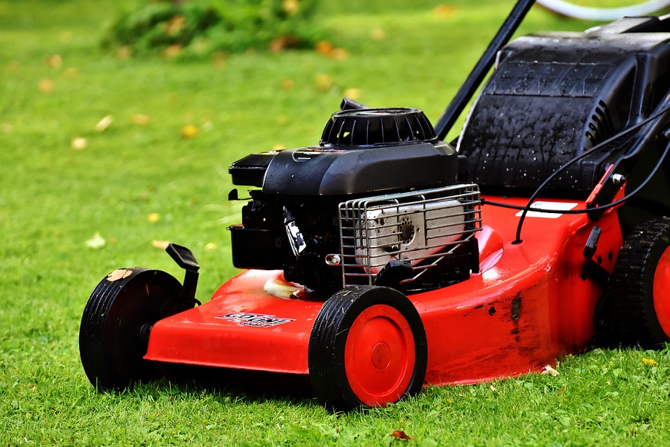 red lawn mowers
